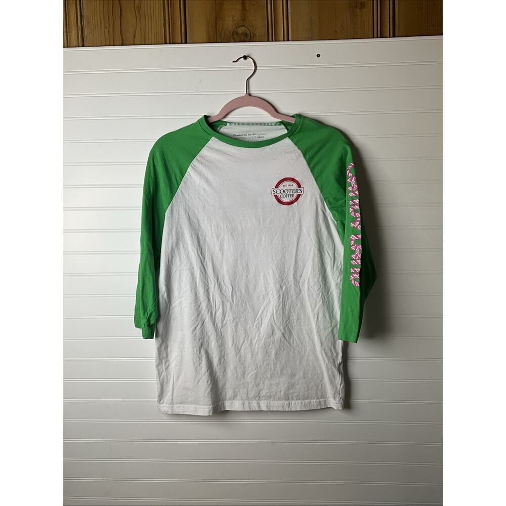 SIZE SMALL Bergman Graphic Crew Neck T Shirt Scooters Coffee Candy Land Hasbro